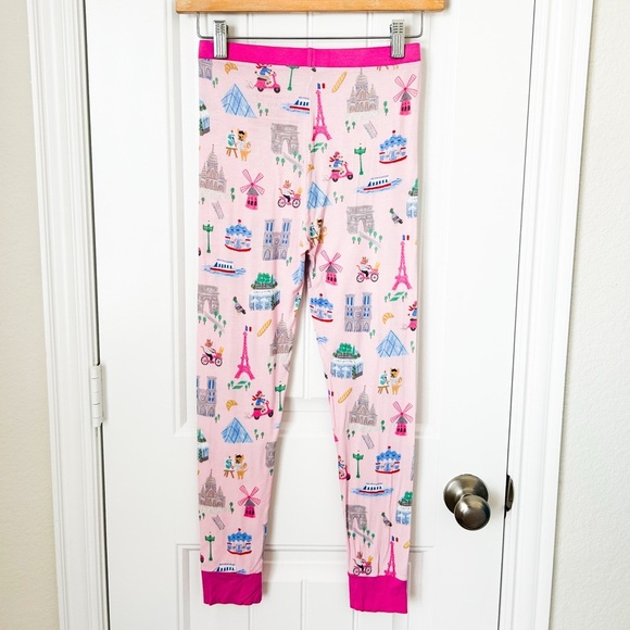 Little Sleepies Weekend in Paris Pajama Pants Size 9/10 - Picture 2 of 2